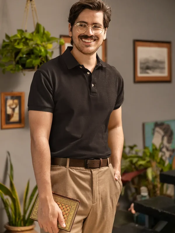 Polo T Shirt Coffee Brown