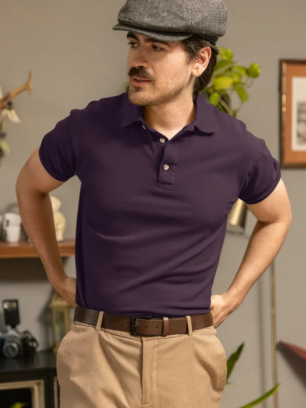 Polo T Shirt Purple